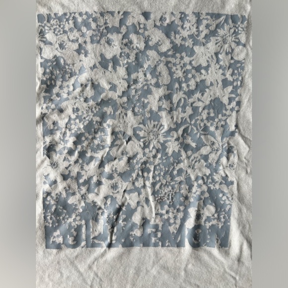 Lululemon Womens Light Sage Green Floral Graphic Cropped Muscle Tank Top Small - Picture 4 of 10